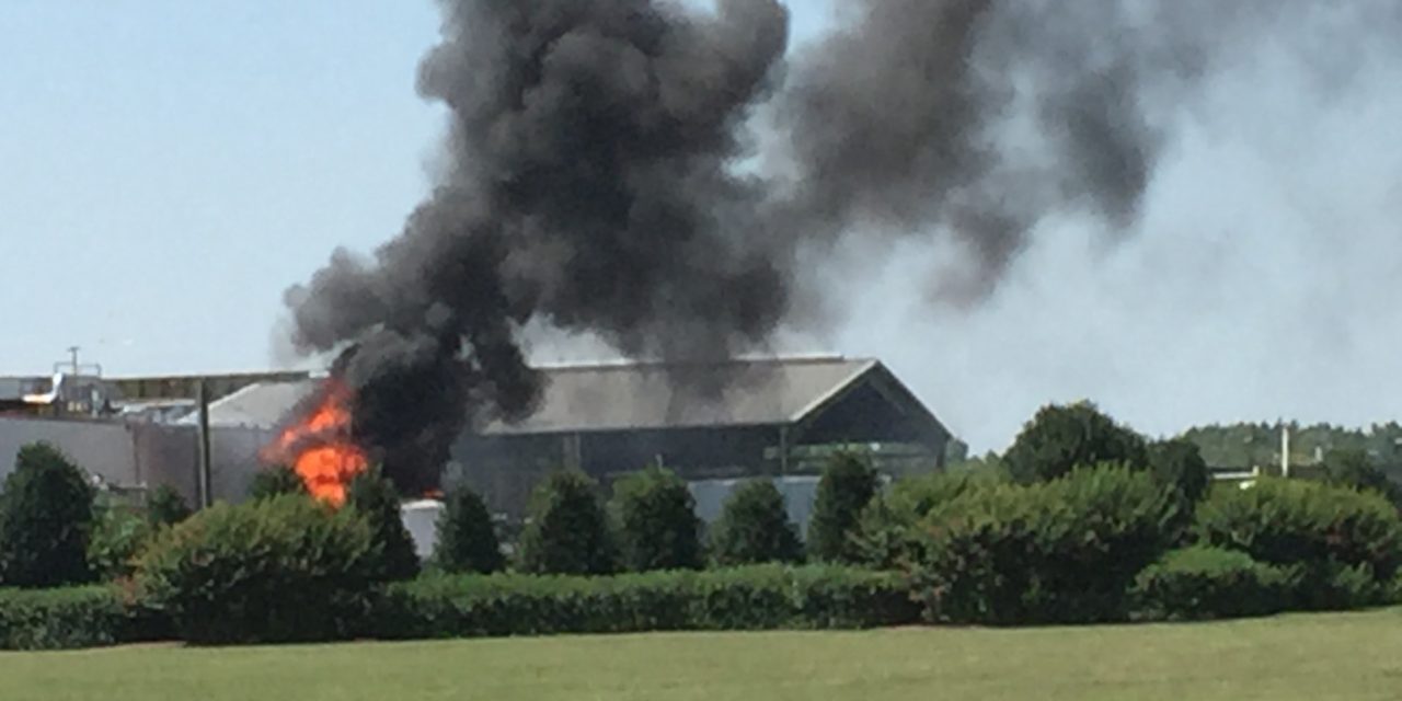 Fire at Perdue Farms plant